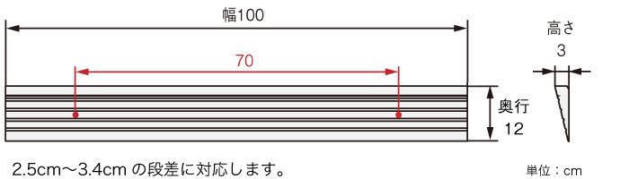 段差スロープEVA1000 #30 ｜ 【安寿】の介護用品 ｜ アロン化成
