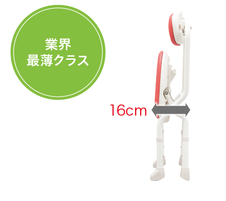 商品画像：楽らく開閉シャワーベンチ U ｜ 【安寿】の介護用品 ｜ アロン化成 4