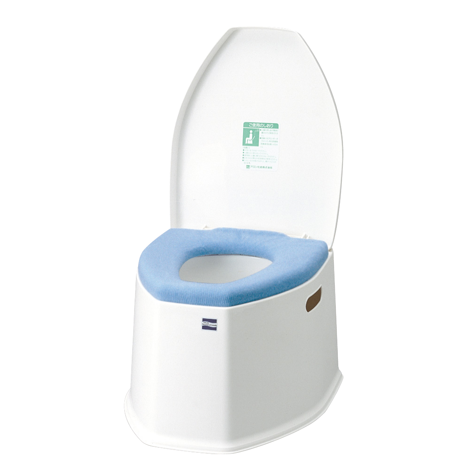 17160円 激安正規 ポータブルトイレ 木製きらく ミニでか 片付け簡単トイレ MS型 40035 普通便座 コンパクト 省スペース