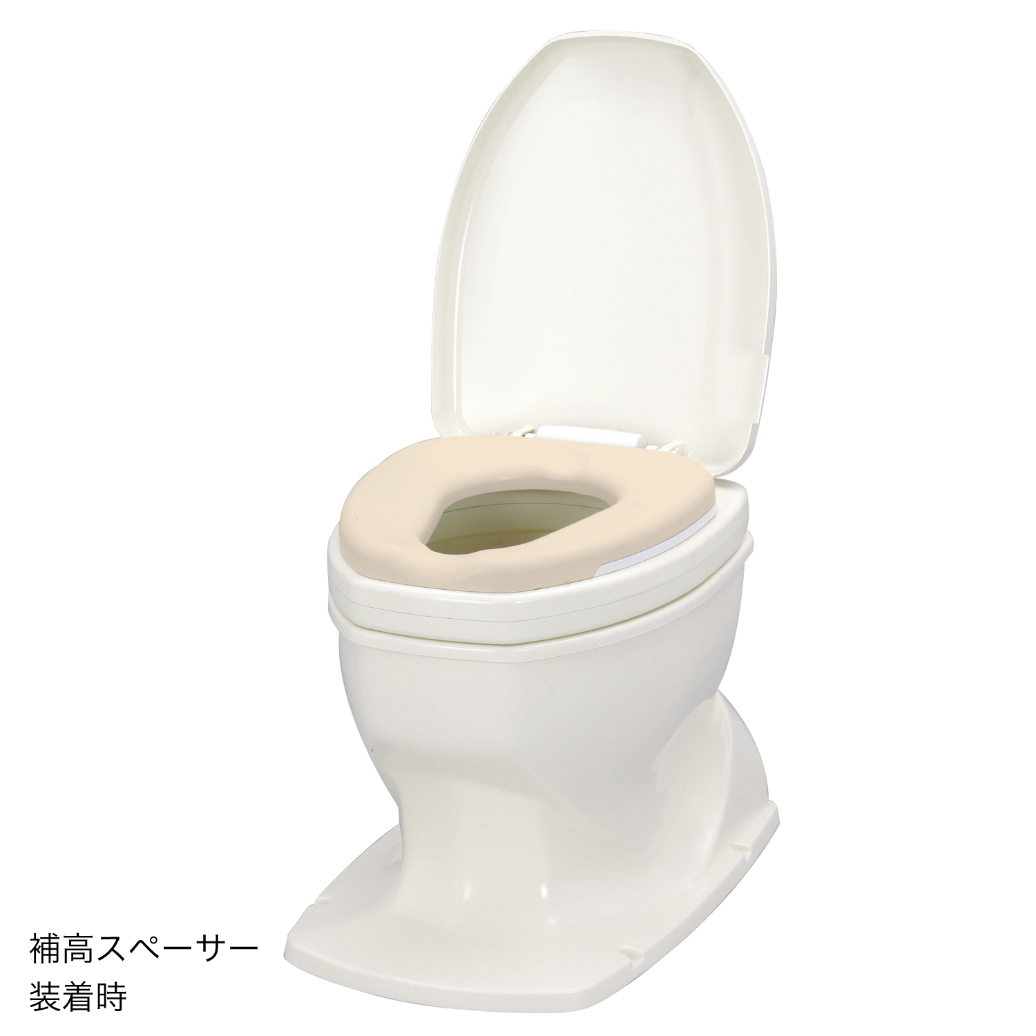 アロン化成 安寿 サニタリエースOD据置式 ソフト便座 補高5cm 871-115 (和式トイレを洋式に 簡易トイレ 介護 トイレ 便座  便座クッション) 介護用品 通販