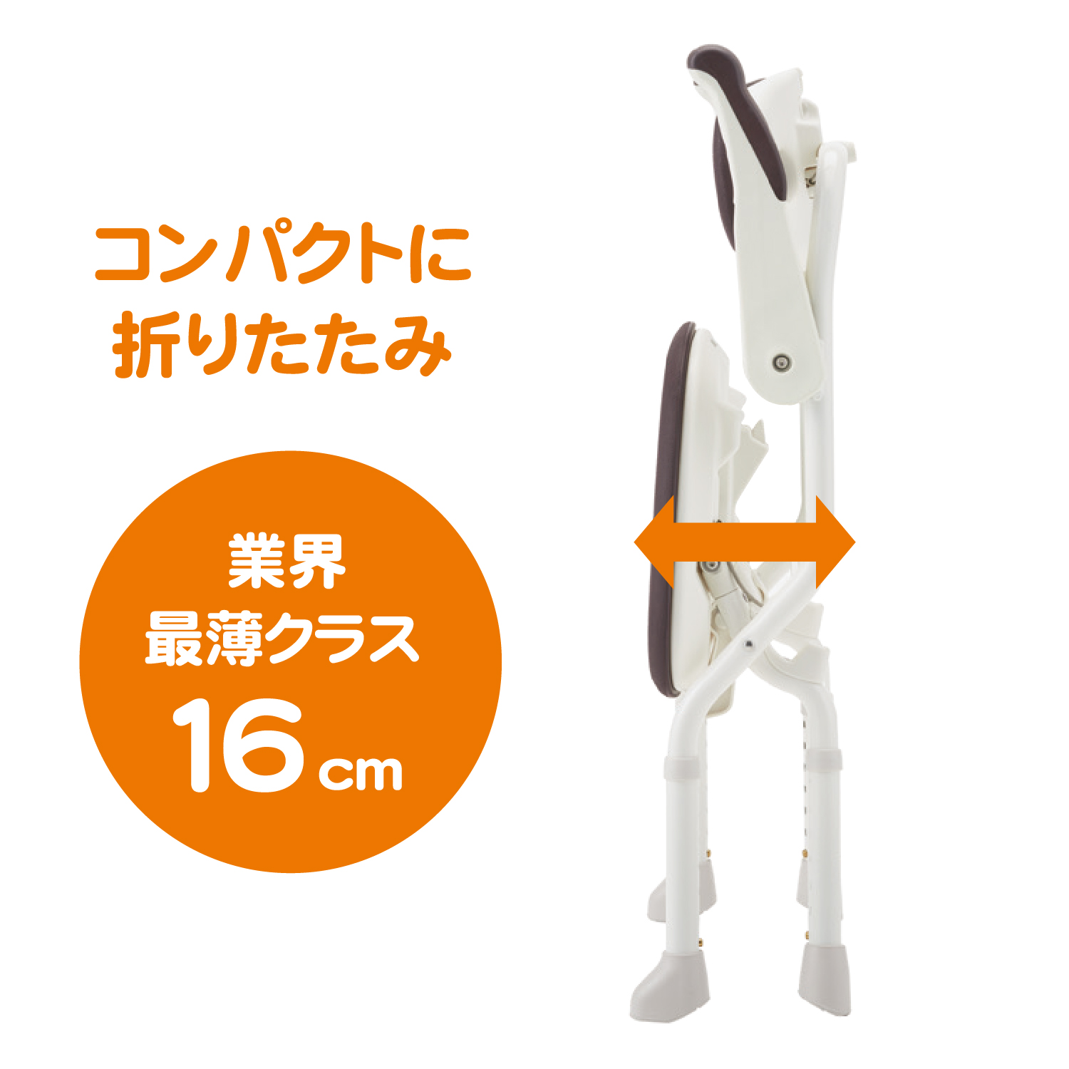 楽らく開閉シャワーベンチ Sフィット（もちぷる） ｜ 【安寿】の