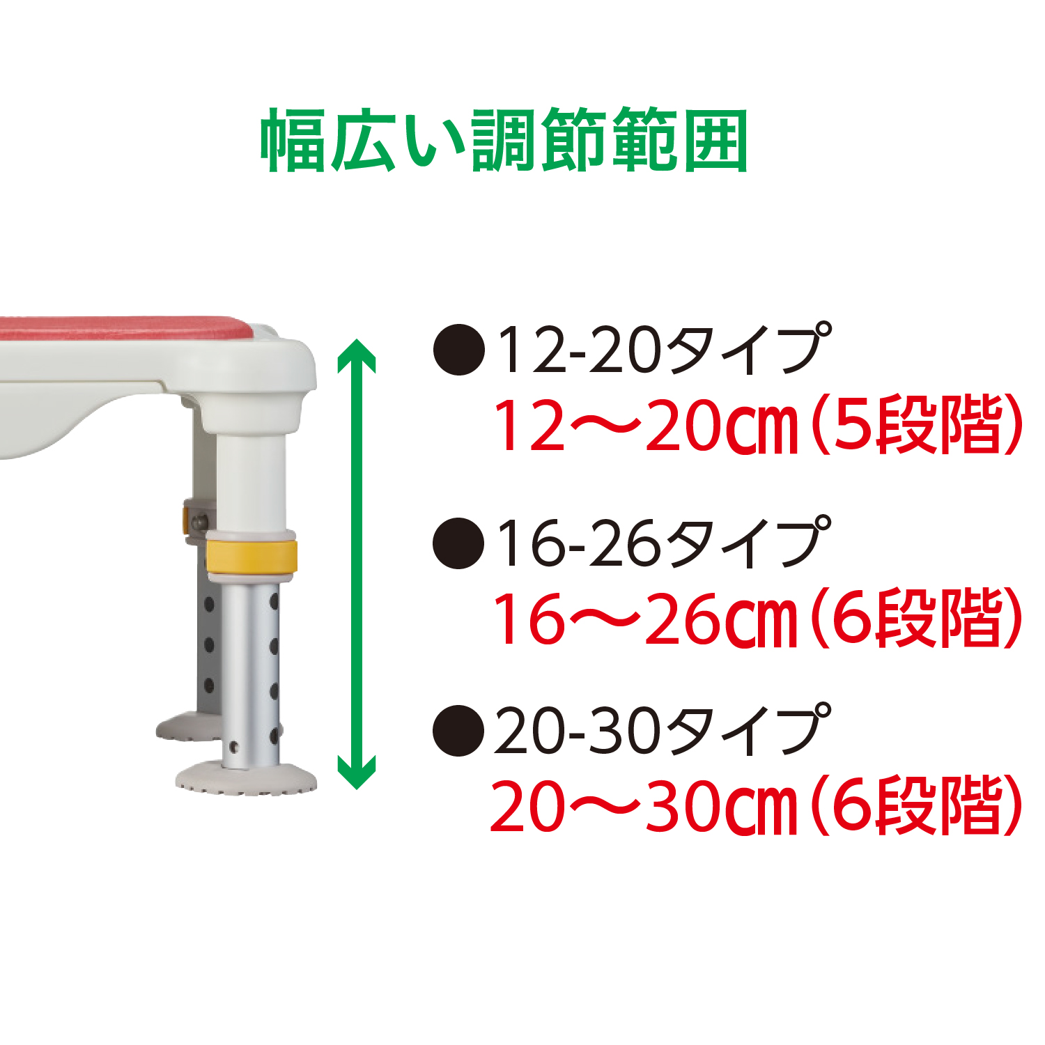 2021年秋冬新作 アロン化成 ステンレス製 浴槽台R あしぴた 標準20-30 レッド 536-446 1台