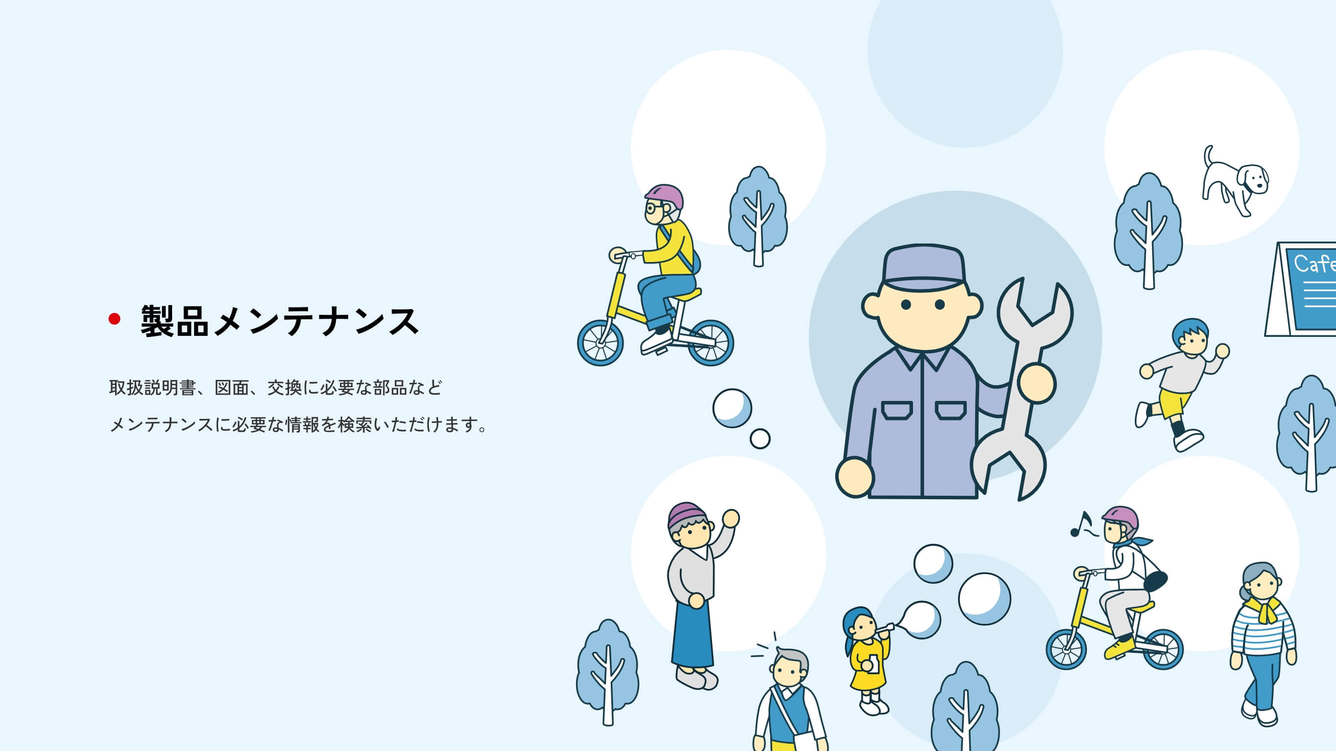製品メンテナンス