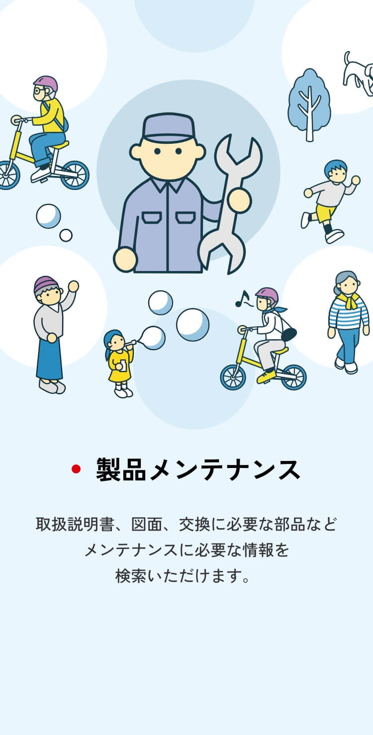 製品メンテナンス