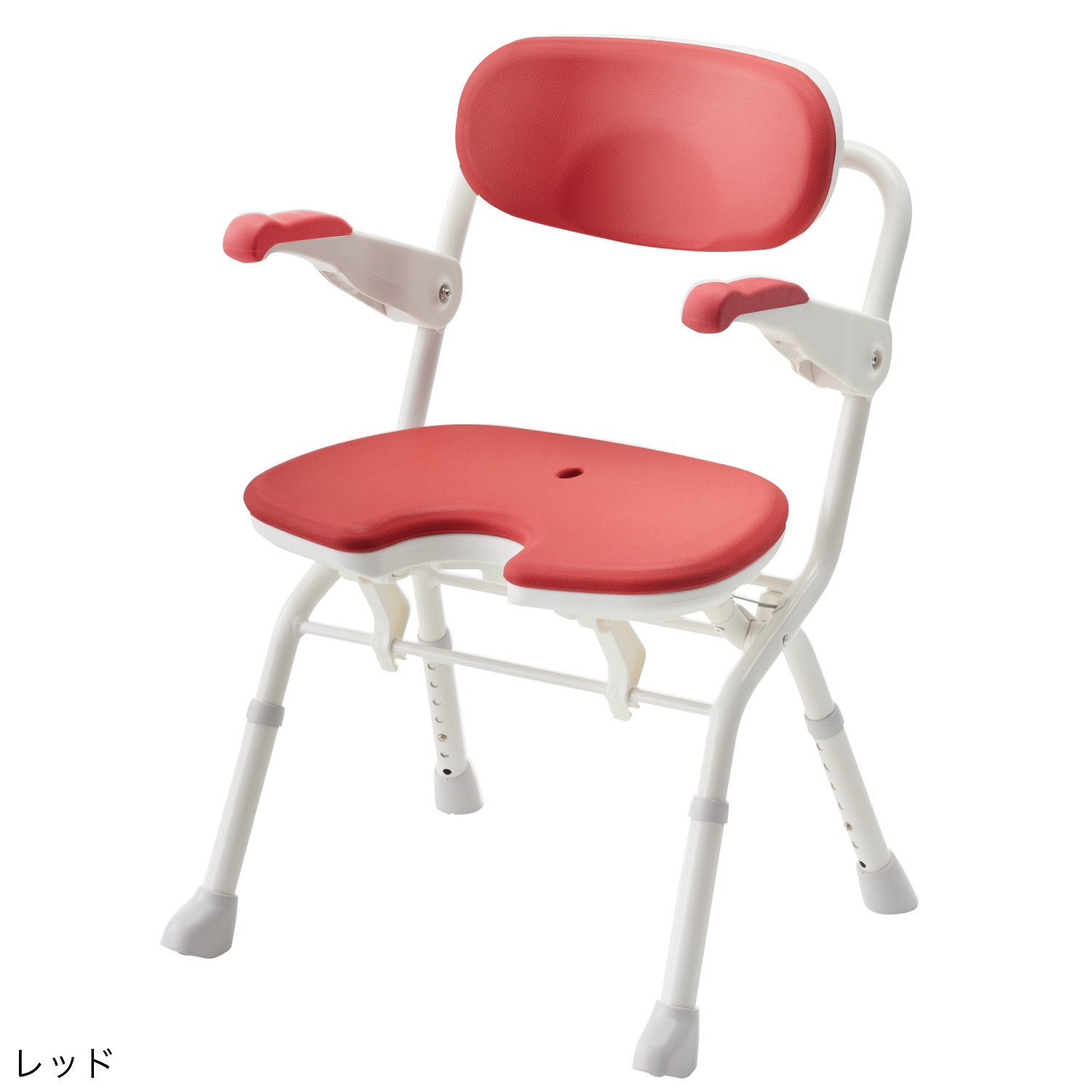 美品 安寿 楽らく開閉　シャワーベンチ もちぷる ブラウン　チェア　椅子 楽らく開閉シャワーベンチ U | 【安寿】の介護用品 | アロン化成