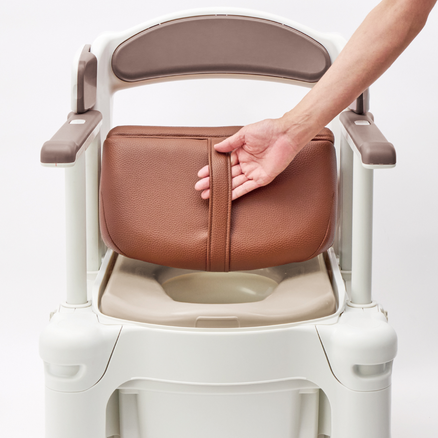 ポータブルトイレ FX-30 座面付 ”らくゾウくん” | 【安寿】の介護用品