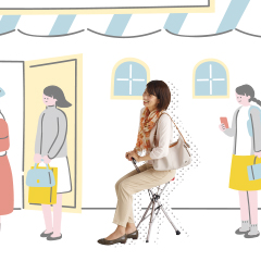 写真:ランチ行列