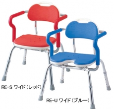 ひじ掛け付シャワーベンチ RE-Sワイド 製品写真