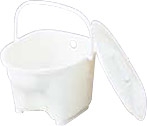 KXポータブルトイレ用バケツ(シャワー) 製品写真