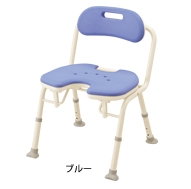 折りたたみシャワーベンチIN-U(背付タイプ) <楽おり>製品写真
