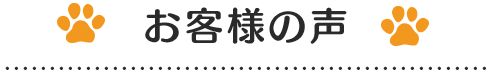 お客様の声